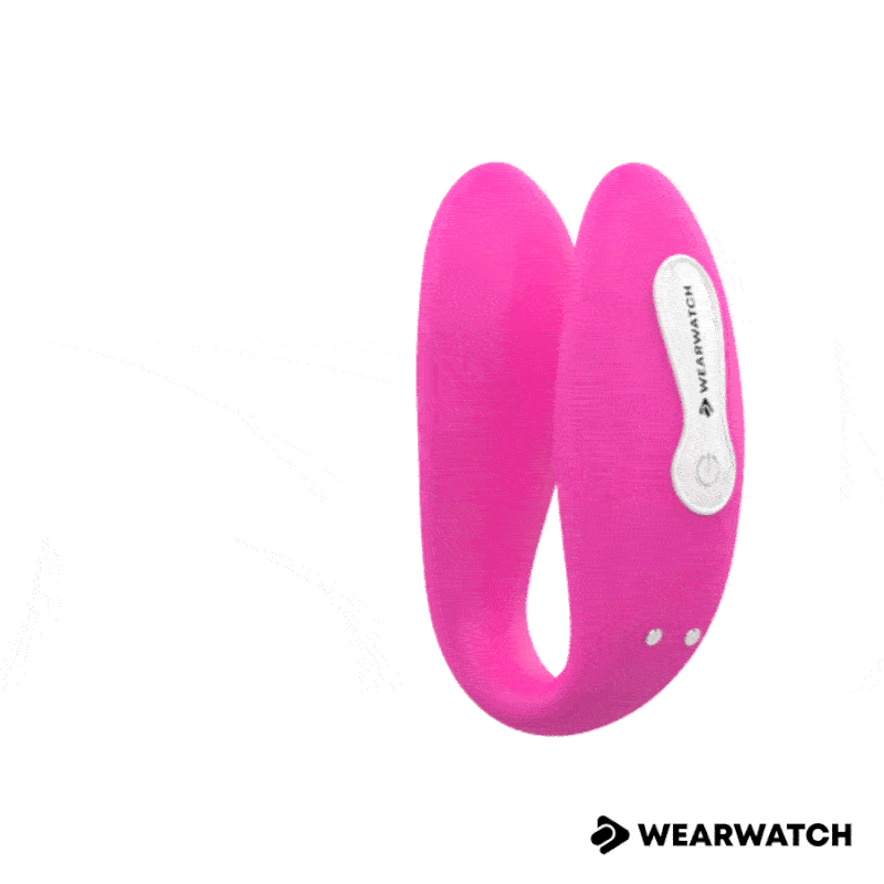 WEARWATCH DUAL PLEASURE WIRELESS TECHNOLOGY WATCHME FUCHSIA / SNOWY