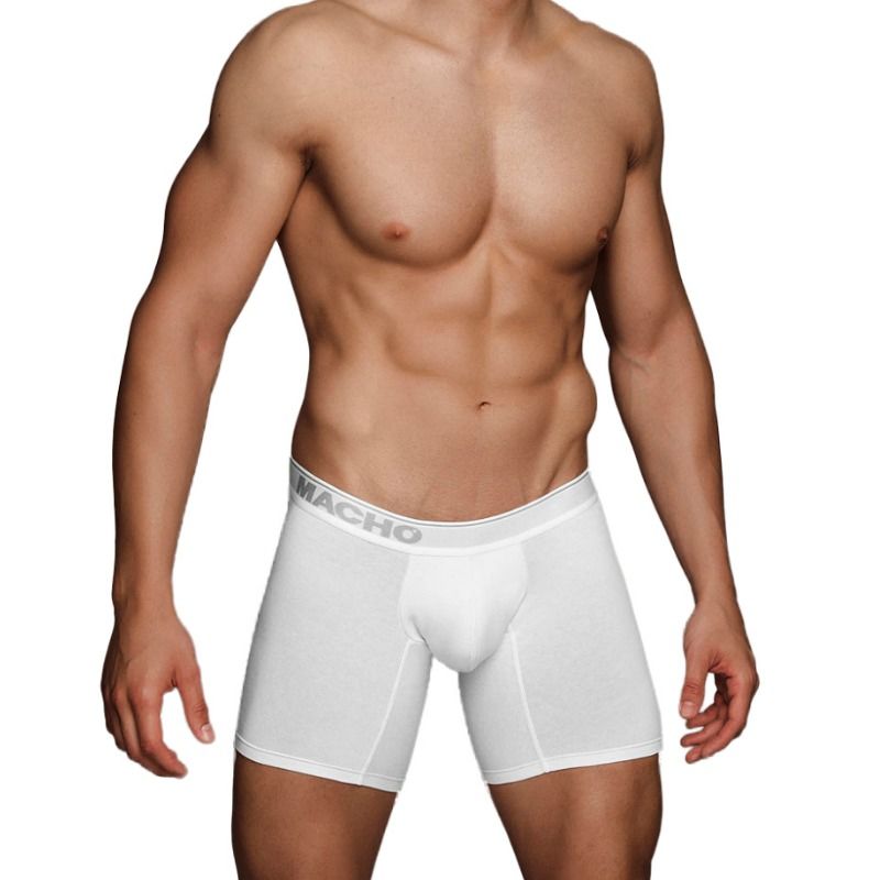 UOMO - MC087 BOXER LUNGO BIANCO TAGLIA M