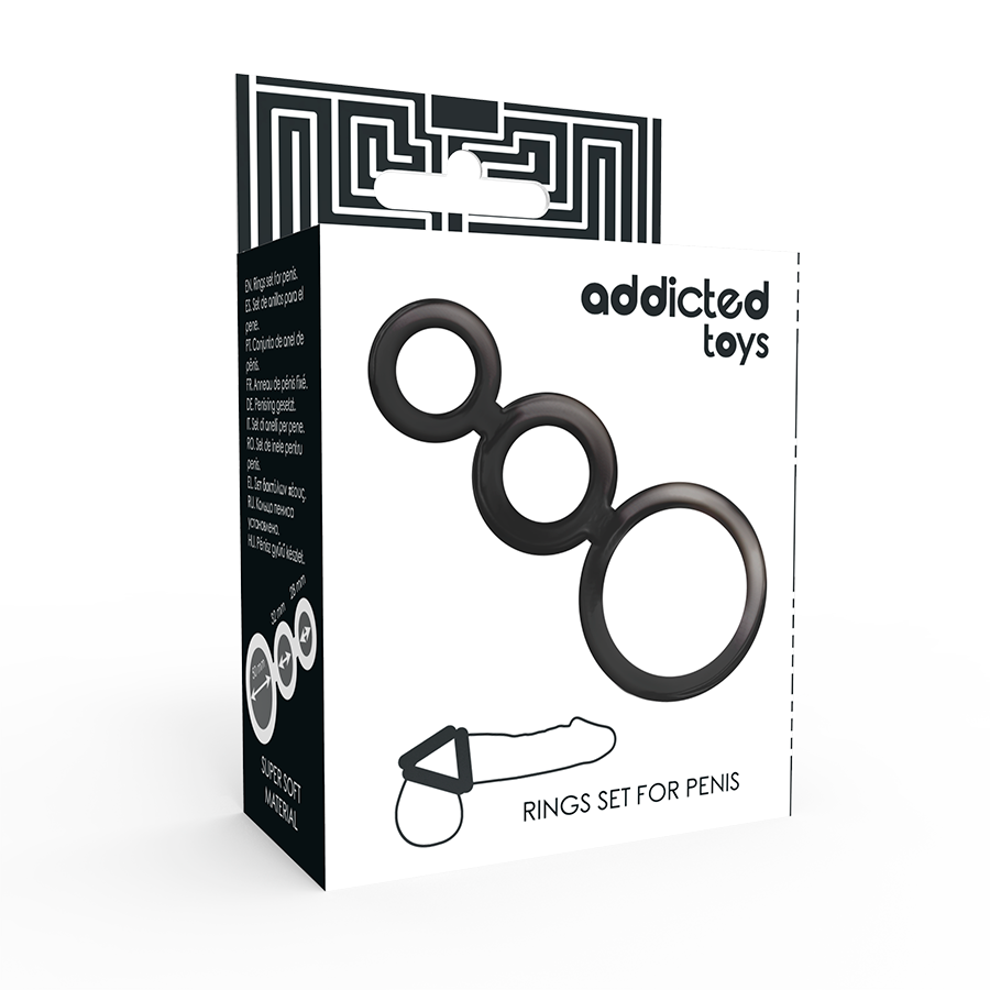 SET ANELLI PER PENE - ADDICTED TOYS