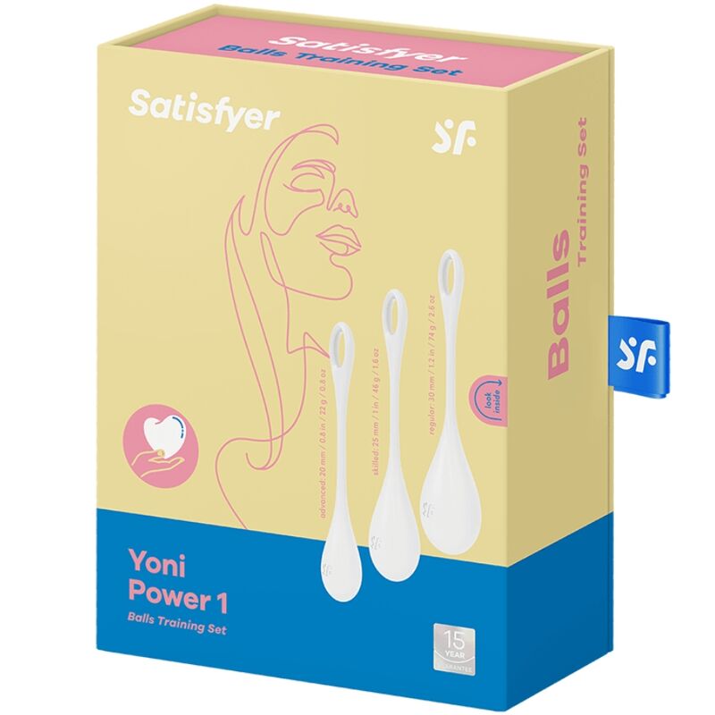 SET ALLENAMENTO PAVIMENTO PELVICO YONI POWER 1 - SATISFYER