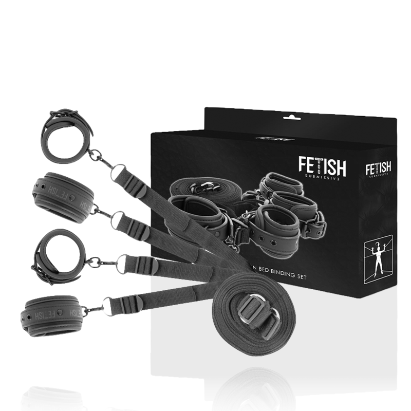 CUFF AND TETHER SET - FETISH SUBMISSIVE