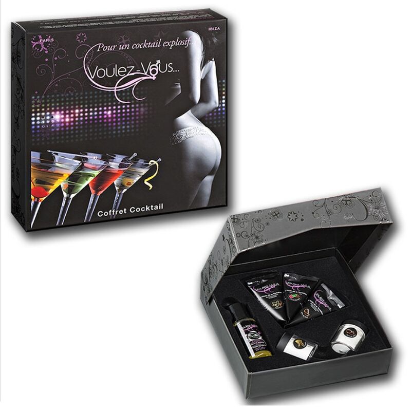 VOULEZ-VOUS SET COCKTAILS BOX + POLSINI