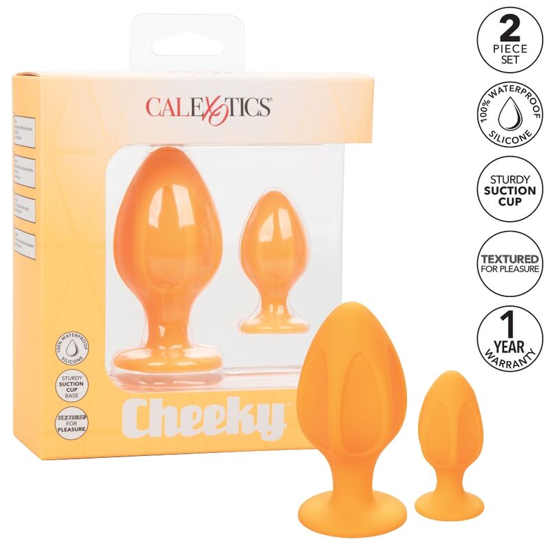 CALEX CHEEKY BUTTPLUG - ARANCIO