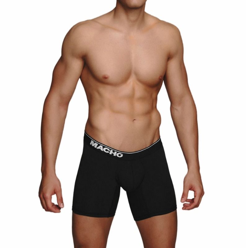 UOMO - MC087 BOXER LUNGO NERO TAGLIA M